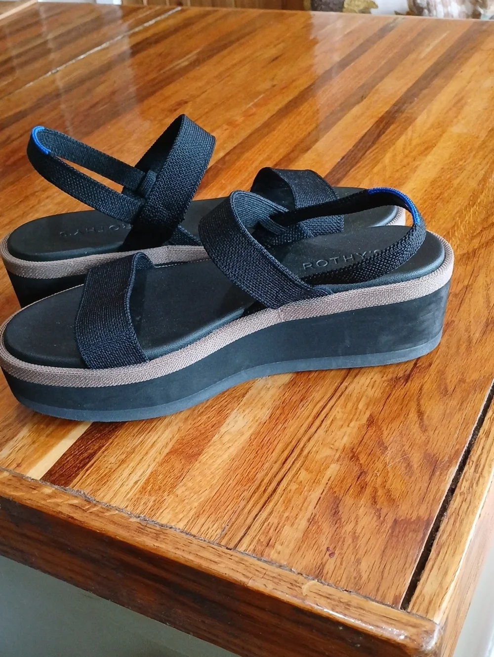 Rothy's The Lightweight Wedge Platform Sandal - 8.5